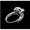 Image 3 : 18KT White Gold 2.25ct Sapphire and Diamond Ring