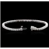 Image 3 : 14KT White Gold 4.62ctw Diamond Tennis Bracelet