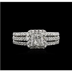 14KT White Gold 1.13ctw Diamond Ring