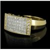 Image 3 : 18KT Yellow Gold 2.48ctw Diamond Ring