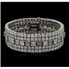 Image 1 : 29.78ctw Diamond David Webb Bracelet - Platinum