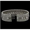 Image 3 : 29.78ctw Diamond David Webb Bracelet - Platinum