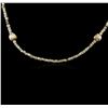 Image 2 : 14KT Yellow Gold 22.02ctw Rough Diamond Necklace