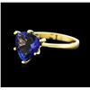Image 2 : 18KT Yellow Gold 4.82ct Tanzanite Ring