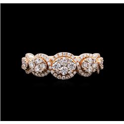 1.61ctw Diamond Ring - 18KT Rose Gold