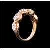 Image 3 : 1.61ctw Diamond Ring - 18KT Rose Gold