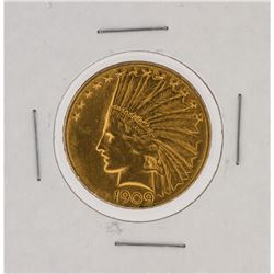 1909-S $10 Indian Head Eagle Gold Coin