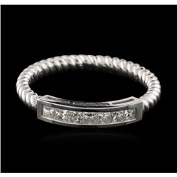 14KT White Gold 0.14ctw Diamond Ring