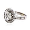 Image 2 : 14KT White Gold 1.75ctw Diamond Ring
