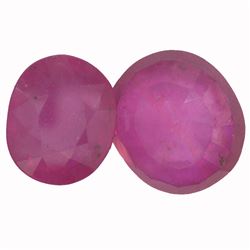 17.13ctw Oval Mixed Ruby Parcel