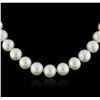 Image 2 : 14KT Yellow Gold Pearl Necklace