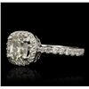 Image 2 : 14KT White Gold 2.47ctw Diamond Ring