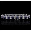 Image 2 : 14KT White Gold 16.38ctw Sapphire and Diamond Bracelet