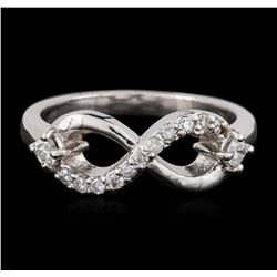 14KT White Gold 0.28ctw Diamond Ring