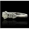 Image 2 : 18KT White Gold 1.27ctw Diamond Ring