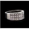 Image 2 : 18KT White Gold 2.89ctw Diamond Ring