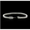Image 3 : 18KT White Gold 11.64ctw Diamond Tennis Bracelet