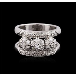 14KT White Gold 1.05ctw Diamond Ring