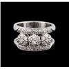 Image 1 : 14KT White Gold 1.05ctw Diamond Ring