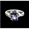 Image 1 : 14KT White Gold 2.08ct Tanzanite and Diamond Ring