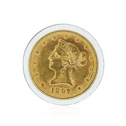 1897 $10 BU Liberty Head Eagle Gold Coin