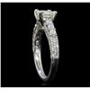 Image 4 : 18KT White Gold 1.55ctw Diamond Ring