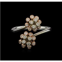 0.24ctw Diamond Ring - 14KT Two-Tone Gold