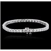 Image 2 : 14KT White Gold 4.75ctw Diamond Tennis Bracelet