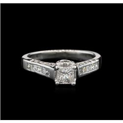 0.90ctw Diamond Ring - 14KT White Gold