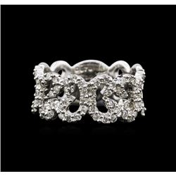 0.70ctw Diamond Ring - 18KT White Gold