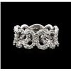 Image 1 : 0.70ctw Diamond Ring - 18KT White Gold