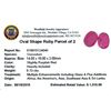 Image 2 : 9.73ctw Oval Mixed Ruby Parcel