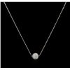 Image 2 : 2.00ctw Diamond Necklace - 18KT White Gold