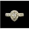 Image 1 : 1.24ctw Diamond Ring - 14KT Yellow Gold