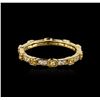 Image 1 : 18KT Yellow Gold 0.18ctw Diamond Ring