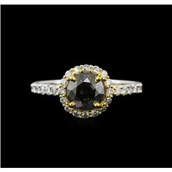 EGL USA Certified 1.68ctw Brown Diamond Ring - 14KT White Gold