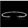 Image 3 : 14KT White Gold 2.05ctw Diamond Bangle Bracelet