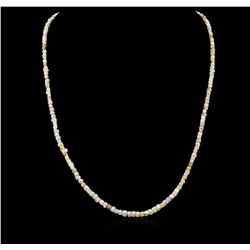 14KT Yellow Gold 33.45ctw Rough Diamond Necklace