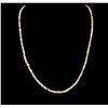 Image 1 : 14KT Yellow Gold 33.45ctw Rough Diamond Necklace