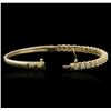 Image 3 : 14KT Yellow Gold 1.58ctw Diamond Bracelet
