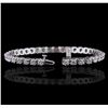 Image 3 : 14KT White Gold 5.33ctw Diamond Bracelet