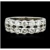 Image 1 : 14KT White Gold 2.20ctw Diamond Ring