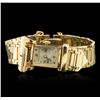 Image 1 : Ladies 14KT Yellow Gold Hidden Dial Vintage Wristwatch