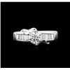 Image 1 : 1.54ctw Diamond Ring - 18KT White Gold