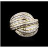 Image 1 : 14KT Yellow Gold 1.59ctw Diamond Ring