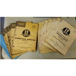 24 International Harvestor Manuals 60-70's