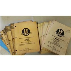 19 Ford Tractor Manuals 60-70's