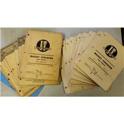 25 Massey Furguson Manuals 60-70's