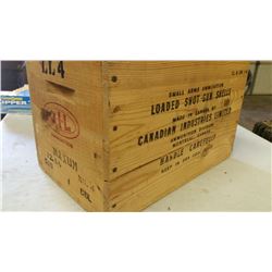 C-I-L Shotgun Shell Wooden Crate