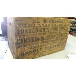 C-I-L Shotgun Shell Wooden Crate